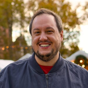 Portrait of Jaime Creixems smiling outdoors